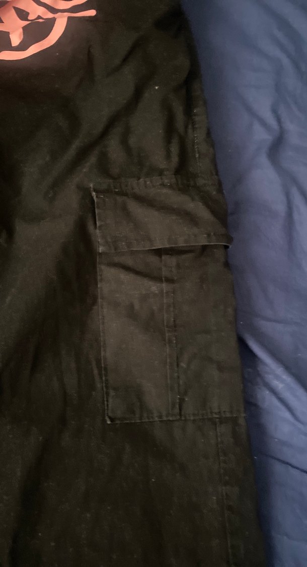 Siyah Kadın desenli pantolon - Görsel 4