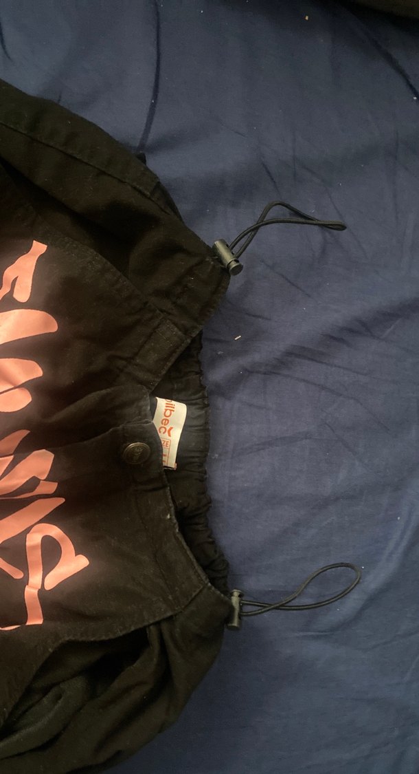 Siyah Kadın desenli pantolon - Görsel 5