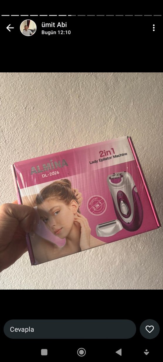 Pembe Renkli Epilatör Seti - Görsel 2