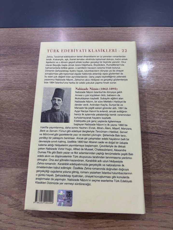 Zehra - Nabizade Nazım (Türk Edebiyatı Klasikleri 22) - Görsel 3