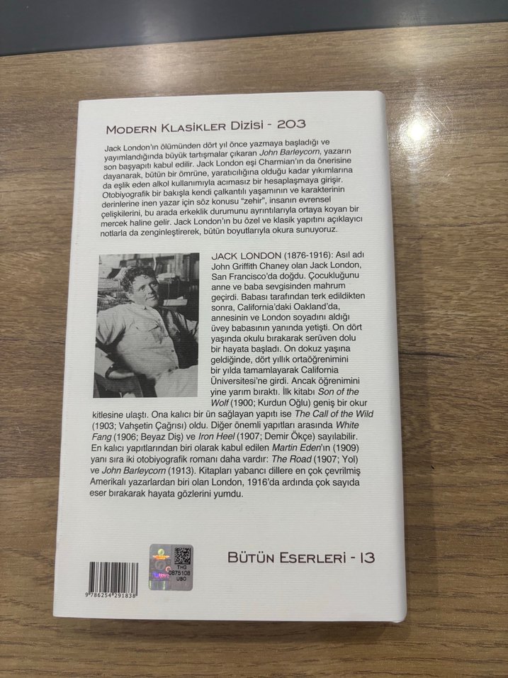 Jack London - John Barleycorn - Görsel 3