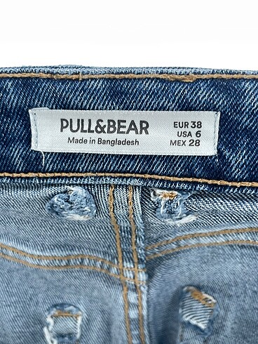 38 Beden mavi Renk Pull and Bear Jean / Kot %70 İndirimli.