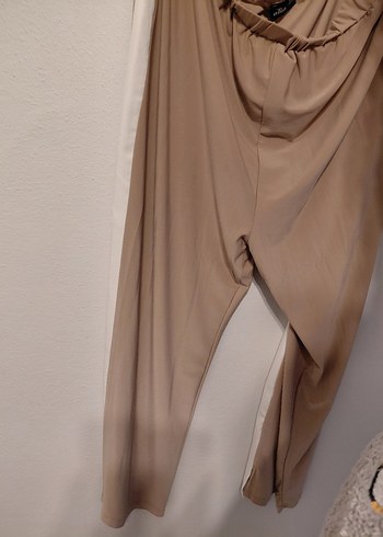 Uzun Bej Drapeli Hamile Ceketi - Görsel 4