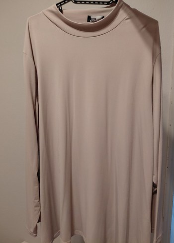 Uzun Bej Drapeli Hamile Ceketi - Görsel 3