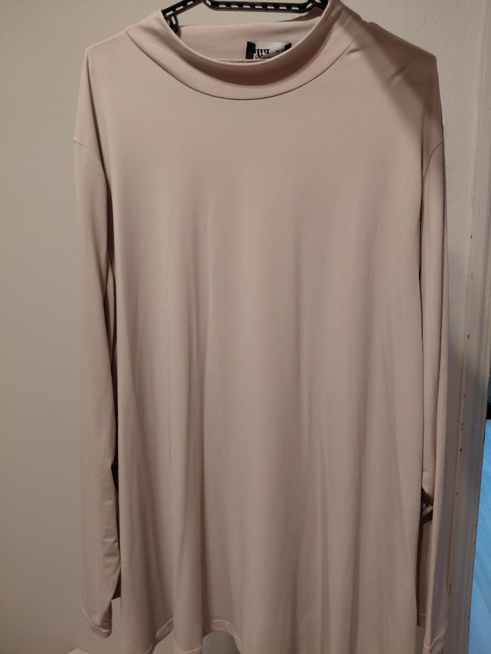 Uzun Bej Drapeli Hamile Ceketi - Görsel 3