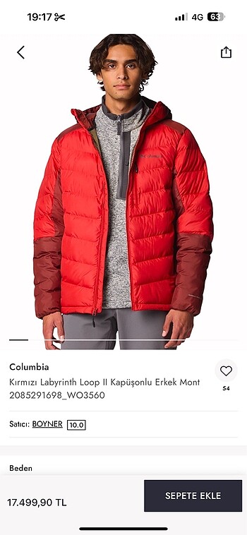 Orijinal columbia erkek mont - Görsel 8