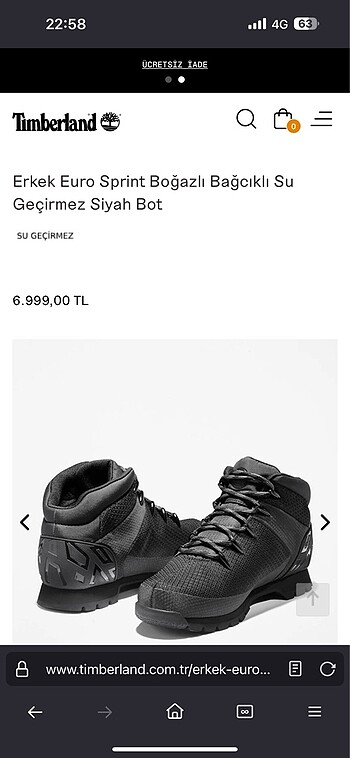 Orjinal Timberlande bot - Görsel 9