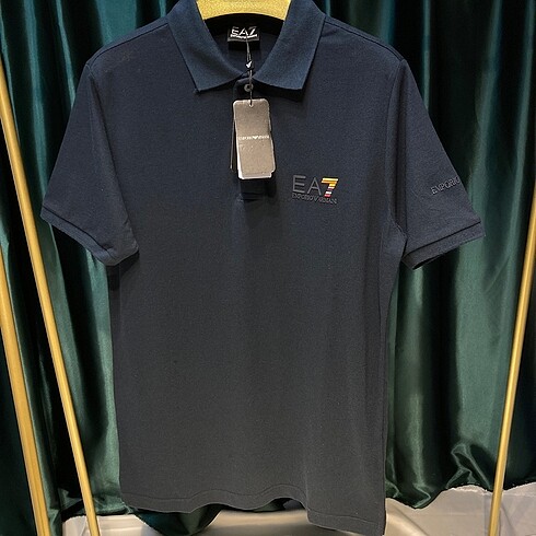 Emporio Armani Lacivert Polo Yaka Tişört Yeni Sezon