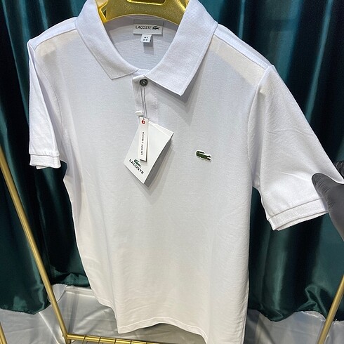 Lacoste Klasik Beyaz Polo Yaka Tişört Yeni Sezon