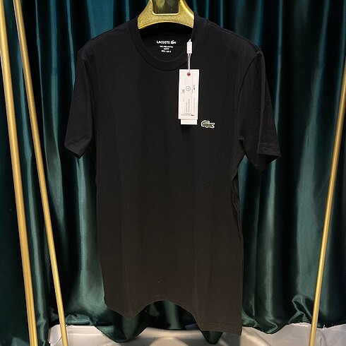 Lacoste Klasik Siyah Tişört Yeni Sezon