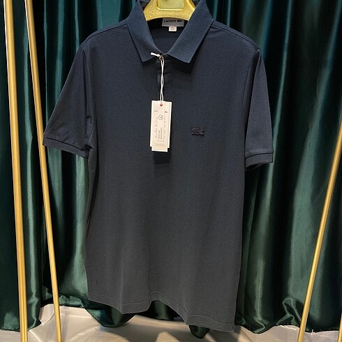 Lacoste Paris Lacivert Polo Yaka Tişört Yeni Sezon