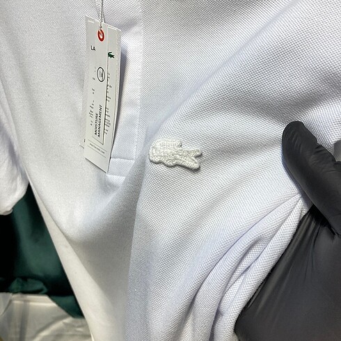 Lacoste Paris Beyaz Polo Yaka Tişört Yeni Sezon