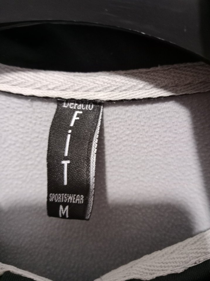 Gri Siyah Fermuarlı Erkek Spor Sweatshirt - Görsel 3