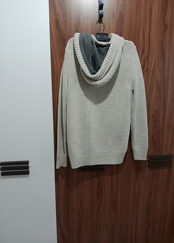 Erkek taba renk Örgü Hırka - Görsel 3