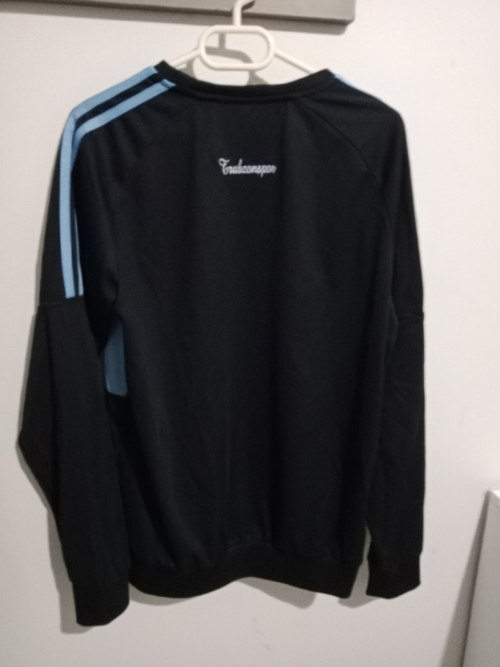 Uzun Kollu Erkek Siyah Spor Sweatshirt - Görsel 3