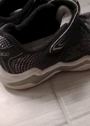 Gri Erkek Çocuk Spor Ayakkabı Velcro - Görsel 5