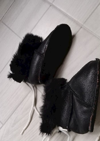 Siyah Kürklü Erkek Çocuk Terlik - Görsel 3