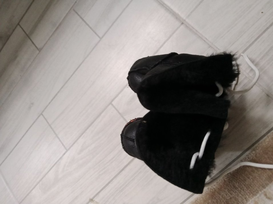 Siyah Kürklü Erkek Çocuk Terlik - Görsel 4