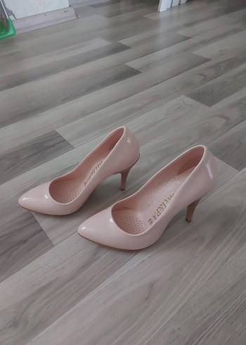 Diğer Diger Pembe Rugan Stiletto Topuklu Kadın Ayakkabı