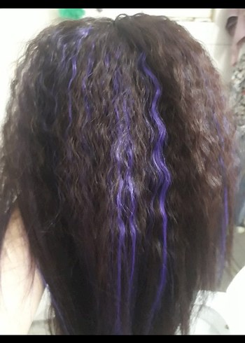 2 peruk çikolata kahvesi tül peruk ve kızıl kahve normal peruk - Görsel 15