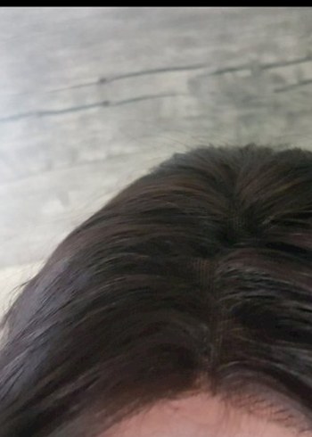 2 peruk çikolata kahvesi tül peruk ve kızıl kahve normal peruk - Görsel 8