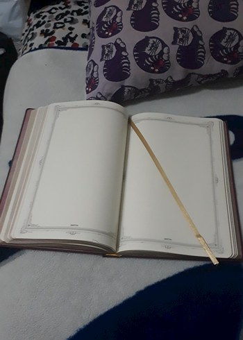 suni deri kaplamalı ajanda veya hatıra defteri - Görsel 12