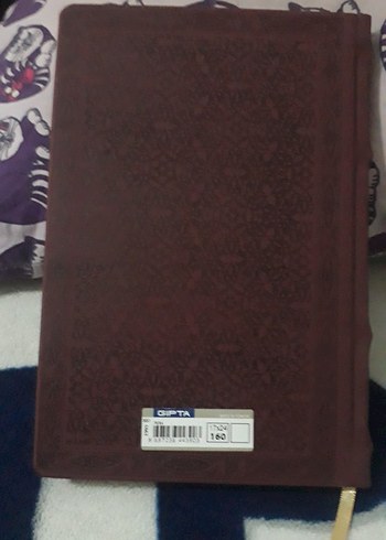 suni deri kaplamalı ajanda veya hatıra defteri - Görsel 3