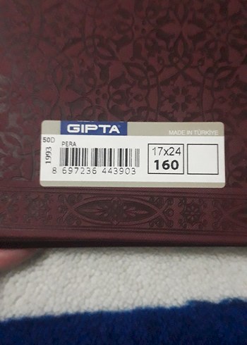 suni deri kaplamalı ajanda veya hatıra defteri - Görsel 14