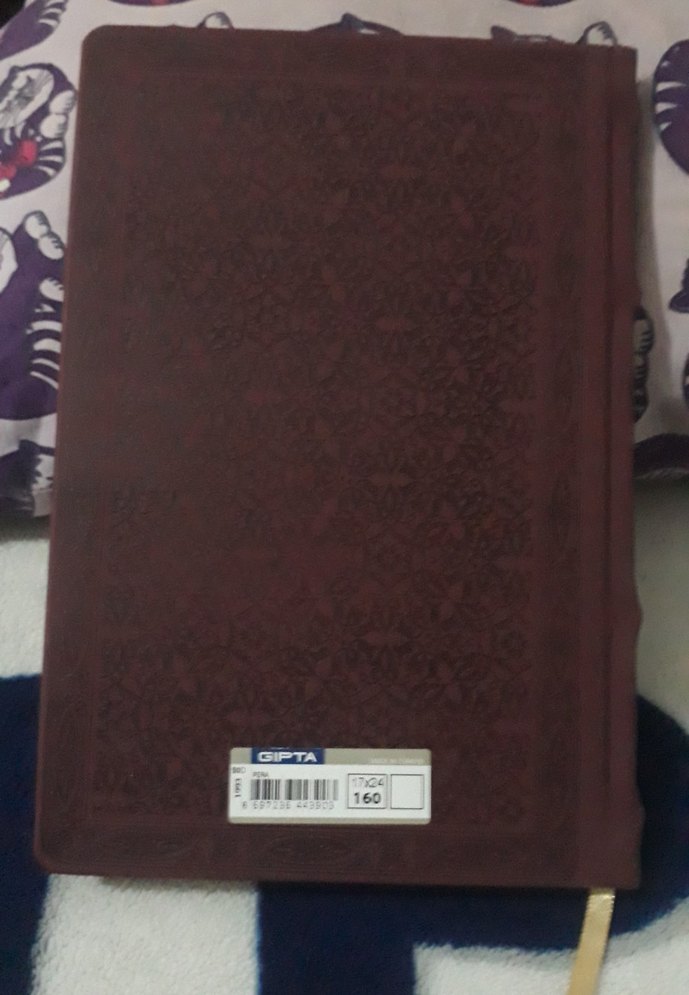 suni deri kaplamalı ajanda veya hatıra defteri - Görsel 4