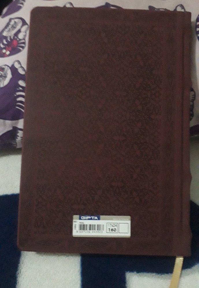 suni deri kaplamalı ajanda veya hatıra defteri - Görsel 3