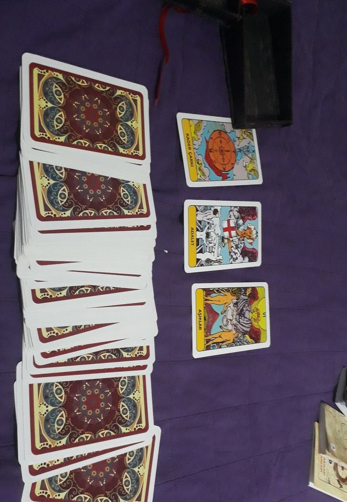 kutulu tarot destesi Astroloji ve Fal Kartları Seti - Görsel 5
