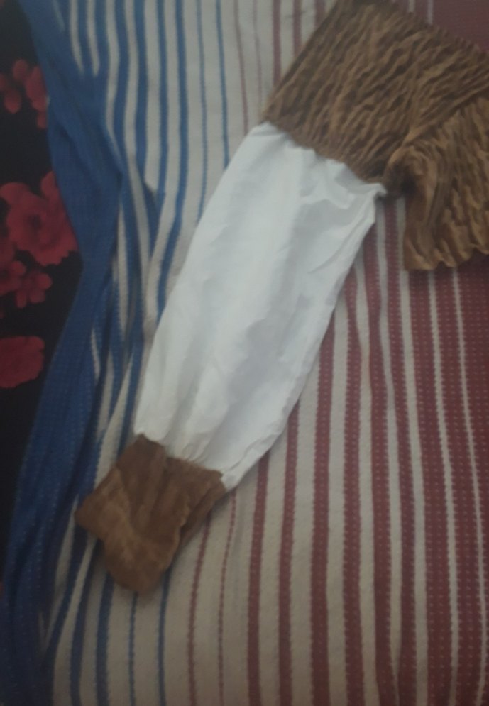 Bohem Tarzda kahverengi bluz - Görsel 3