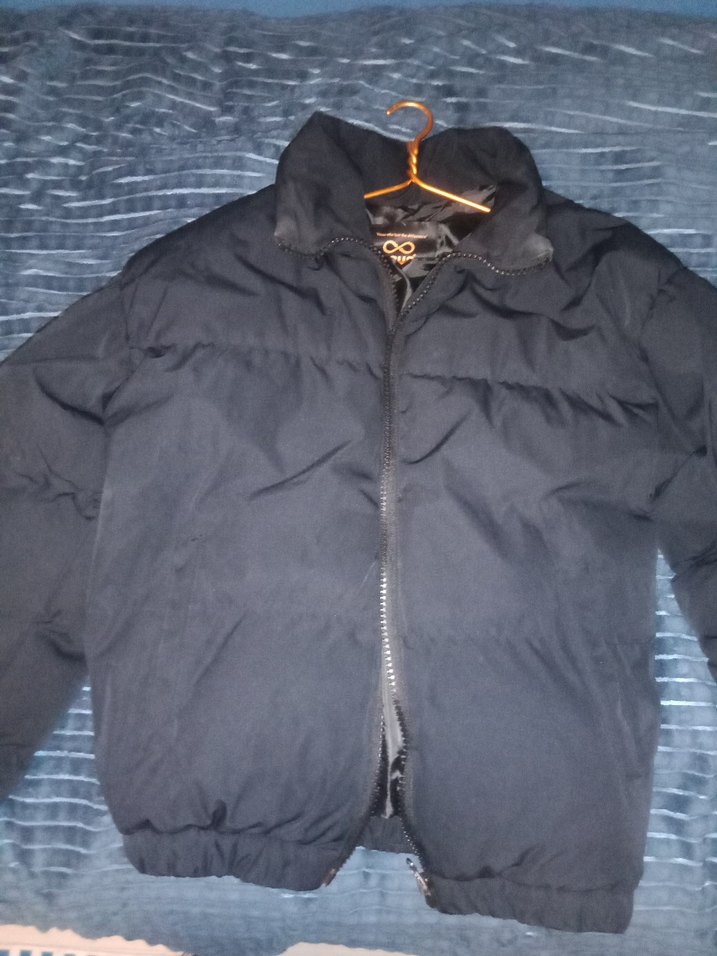 Siyah Fermuarlı Erkek Mont - Görsel 2