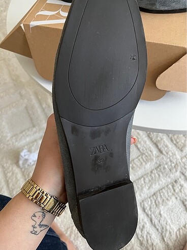 39 Beden mavi Renk Zara Loafer Makosen
