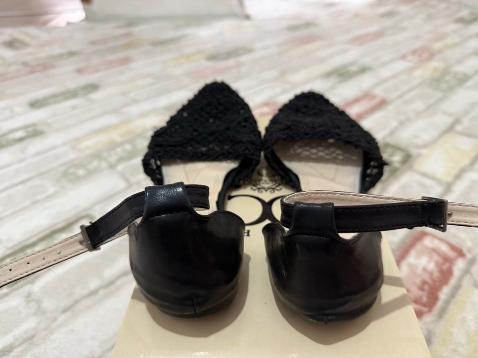 Dantel Detaylı Siyah Babet - Görsel 3