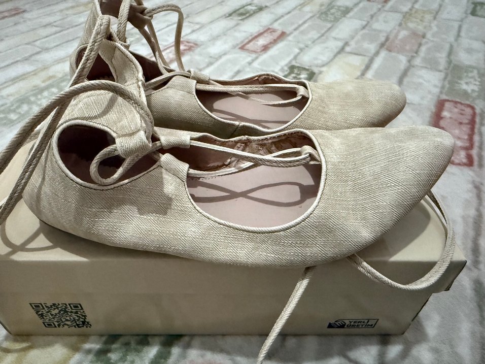 Kadın Bej Babet - Görsel 2