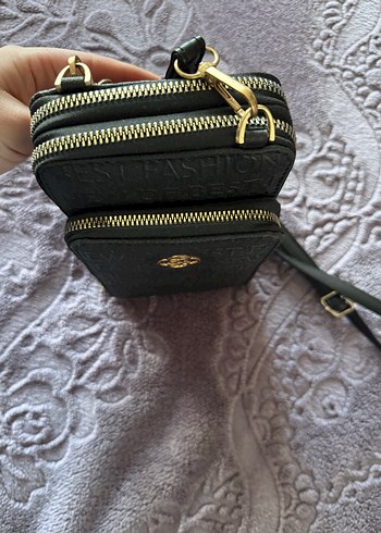 Kadın Siyah Çapraz Askılı Çanta - Görsel 2