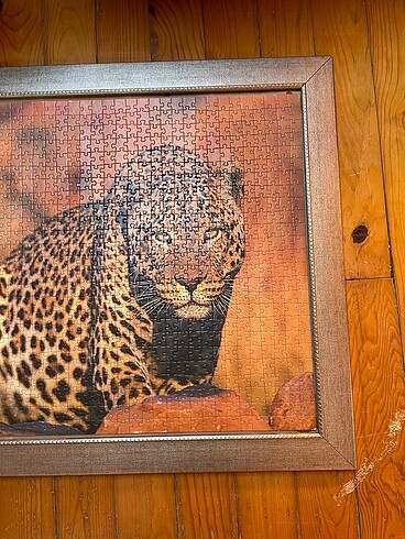 Diğer LEOPAR DESENLİ PUZZLE TABLO