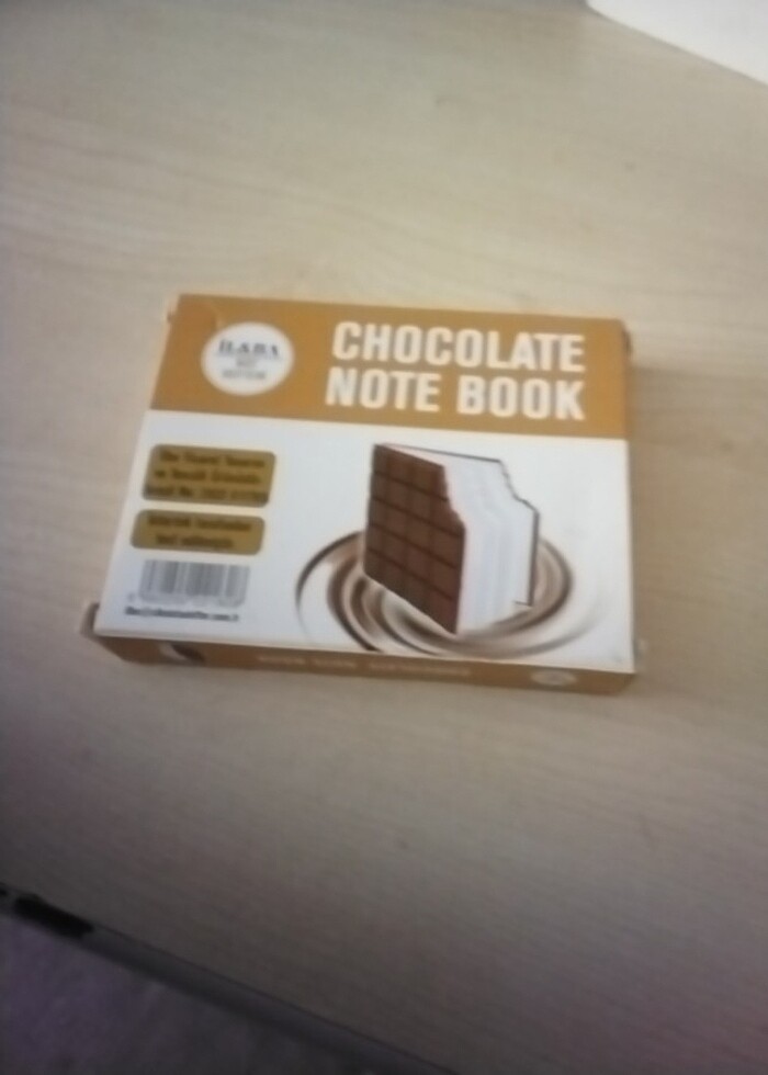 Küçük çikolatalı desenli not defteri - Görsel 2