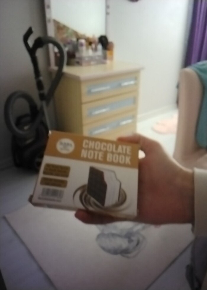 Küçük çikolatalı desenli not defteri - Görsel 3