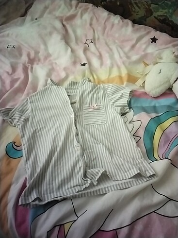 Yakalı pijama gömlekli - Görsel 6