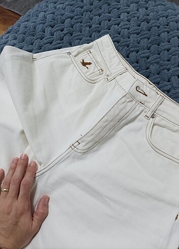 27 Beden Ekru jean