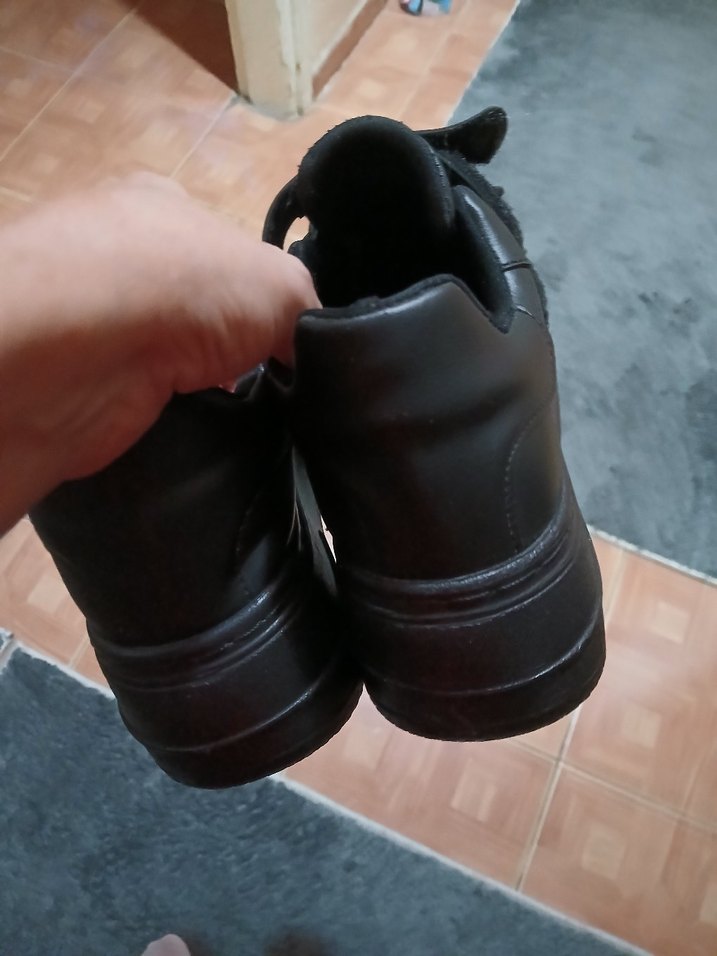 Siyah Tokal cırtlı kadın spor ayakkabı 37 numara - Görsel 3