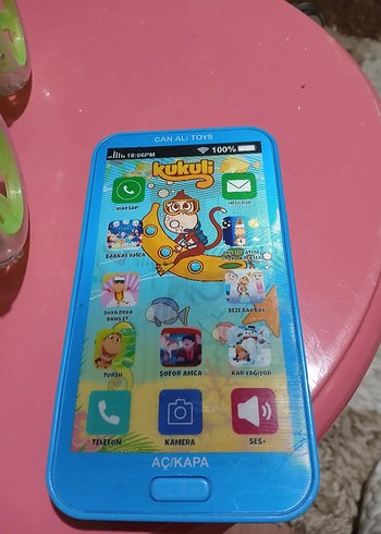 Eğitici Renkli Oyuncak Telefon