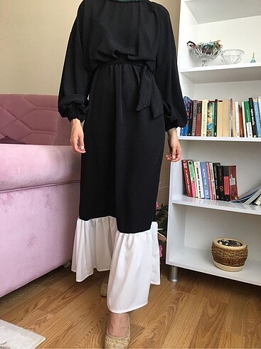 m Beden Medine ipeği kumaş elbise
