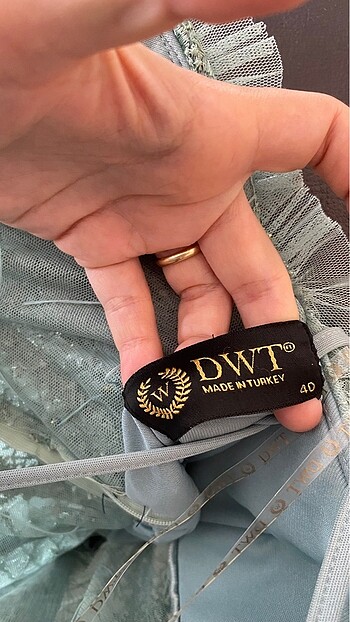 Küf Yeşili Abiye Mezuniyet Düğün Elbisesi - Görsel 5