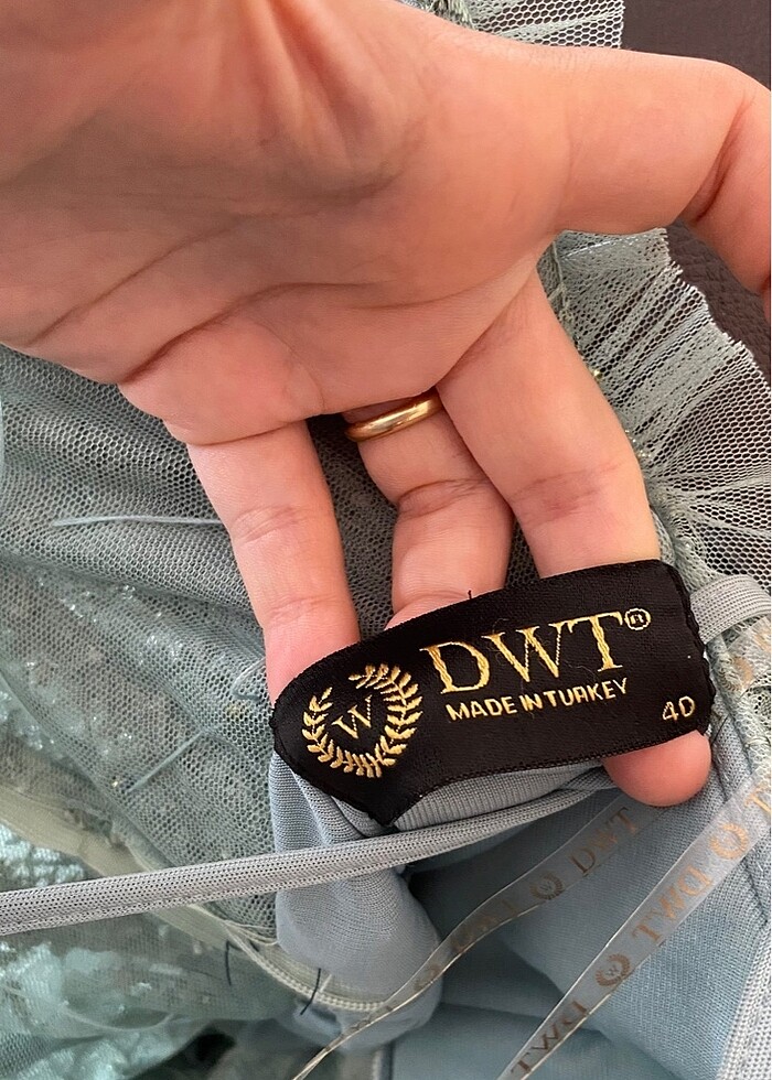 Küf Yeşili Abiye Mezuniyet Düğün Elbisesi - Görsel 5