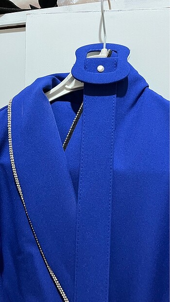 Lacivert Abiye Elbise - Görsel 5