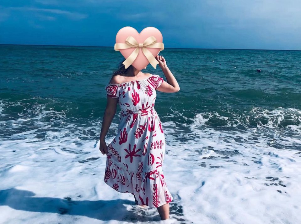 Pembe Baskılı Bohem Uzun Elbise - Görsel 4