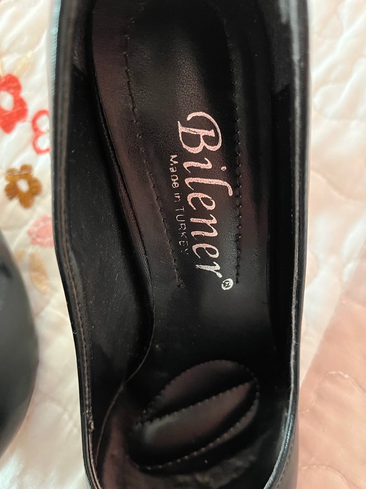 Siyah Tokalı Stiletto Topuklu Kadın Ayakkabı - Görsel 5